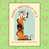 Medusa Goddess Card Medusa Greek Mythology Birthday Card – Happy Birthday To A Legendary Goddess