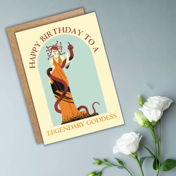 Medusa Goddess Card (3) Medusa Greek Mythology Birthday Card – Happy Birthday To A Legendary Goddess