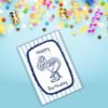 Mermaid Birthday Card - Mermaid In Cocktail Glass