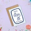 Mermaid Birthday Card - Mermaid In Cocktail Glass
