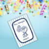 Welsh Birthday Card – Pen-blwydd Hapus Mermaid Card