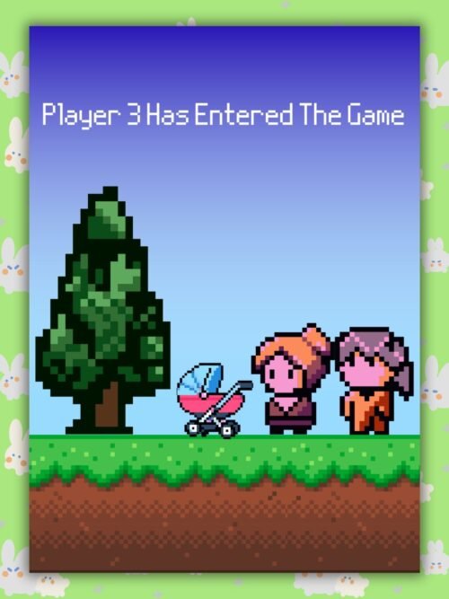 Player 3 New Baby Player 3 Has Entered The Game β Gamer New Baby Card