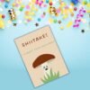Funny Belated Birthday Card - Shiitake Mushroom Pun