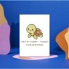 Funny Belated Birthday Card – Turtley Sorry I Forgot Your Birthday