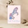 Unicorn Transgender DOV Card (3) Visible. Powerful. Magical. – Trans Pride Unicorn Card