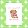 capy leaving 1 Capybara Leaving Card - Capy Leaving Day