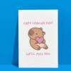 capy leaving 3 Capybara Leaving Card - Capy Leaving Day