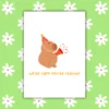 capy leaving card 1 Funny Leaving Card - We’re Capy You’re Leaving