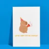 capy leaving card 3 Funny Leaving Card - We’re Capy You’re Leaving