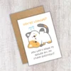 leaving stupid questions 4 Funny Cat Leaving Card - Who Is Going To Answer All My Stupid Questions?