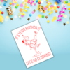 Women’s Golf Birthday Card – Let’s Go Clubbing