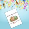 Funny Gardener Birthday Card – Best Worst Gardener