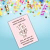 Goose Book Lover Birthday Card