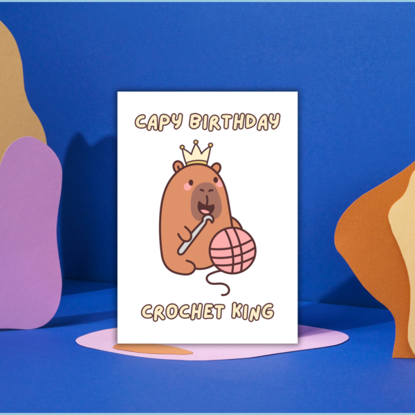 Birthday Crochet King Card (1) Crochet Birthday Card โ Crochet King