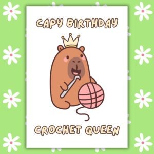 Crochet Birthday Card – Crochet Queen