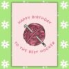 Crochet Birthday Card – Best Hooker