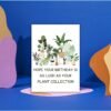Plant Lover Birthday Card – Lush Plant Collection