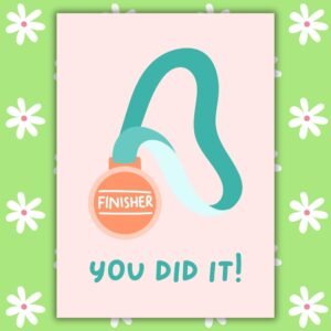 Marathon Congratulations Card - Finisher