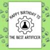 Artificer Birthday Card | D&D & Baldur’s Gate Fantasy Gamer Card