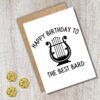 Bard Birthday Card | D&D & Baldur’s Gate Fantasy Gamer Card