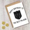 DND Best Paladin Card (3) Paladin Birthday Card | D&D & Baldur’s Gate Fantasy Gamer Card