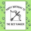Ranger Birthday Card | D&D & Baldur’s Gate Fantasy Gamer Card