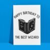 Wizard Birthday Card | D&D & Baldur’s Gate Fantasy Gamer Card