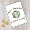 Dungeon Master Birthday Card | D&D & Baldur’s Gate Fantasy Gamer Card