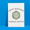 Dungeon Master Birthday Card | D&D & Baldur’s Gate Fantasy Gamer Card