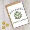 Dungeon Master Birthday Card | D&D & Baldur’s Gate Fantasy Gamer Card