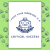 Critical Success Wedding Card | D&D Fantasy Gamer Marriage Card