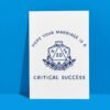 Critical Success Wedding Card | D&D Fantasy Gamer Marriage Card