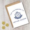 Critical Success Wedding Card | D&D Fantasy Gamer Marriage Card